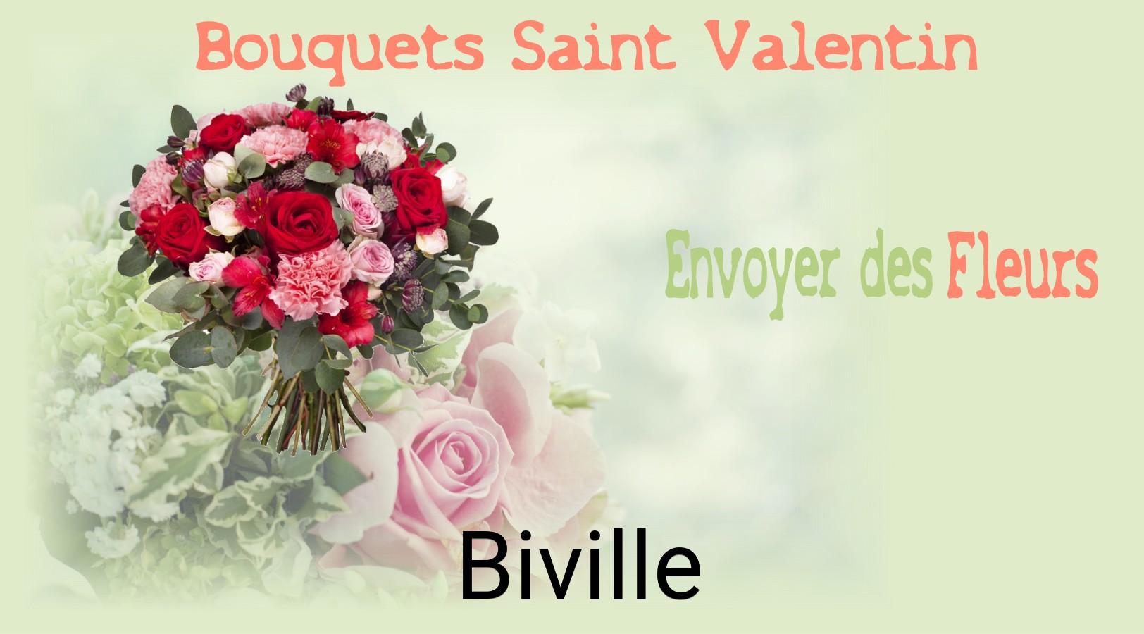Roses de Saint-Valentin livrées à Biville